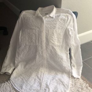 White button down shirt